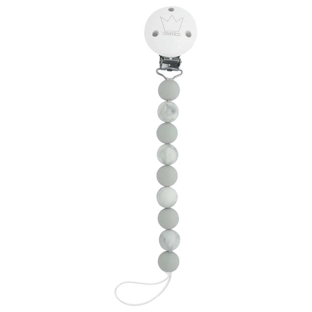 Littlemico Casal Pacifier Holder Gray/Marble Buy at Best Price