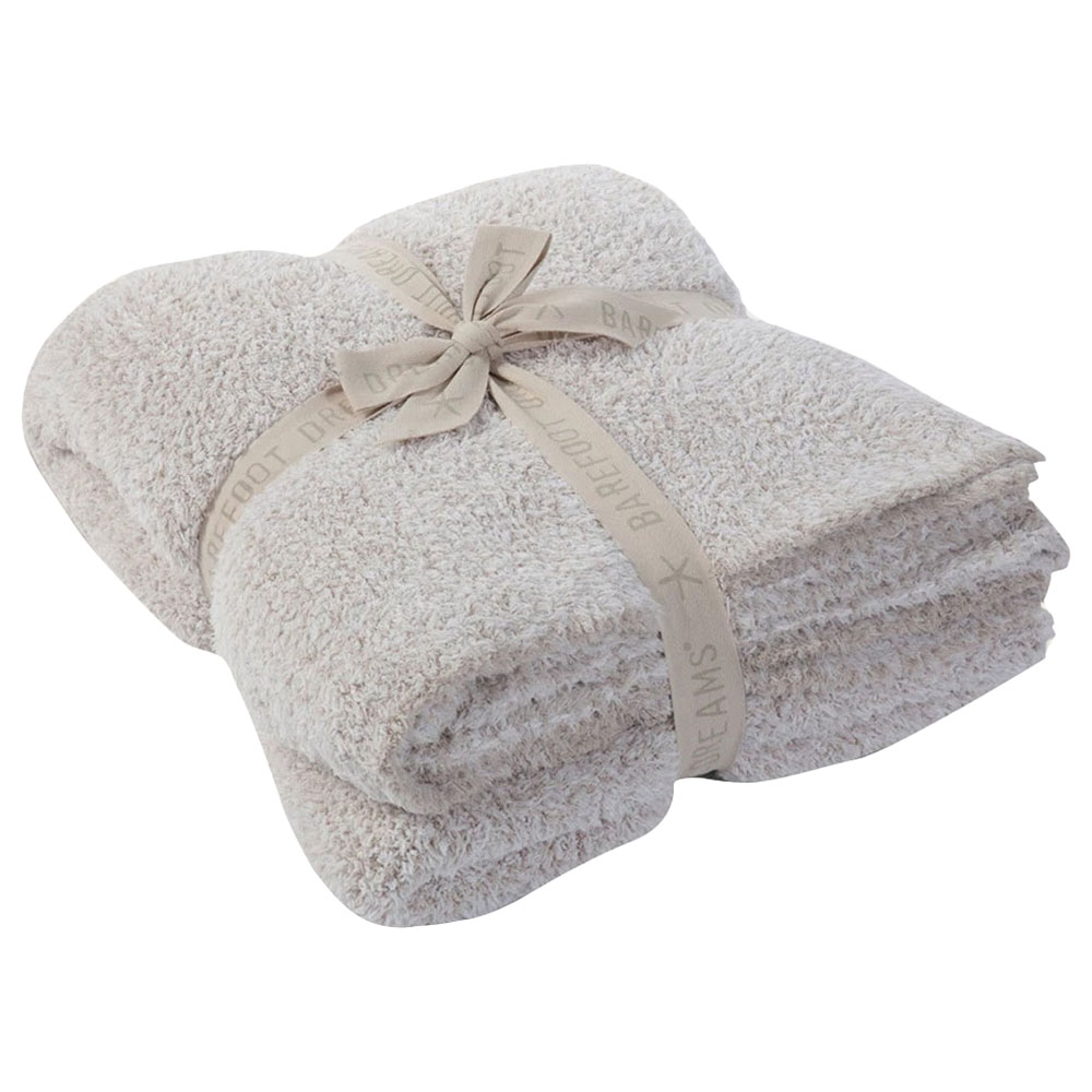 Buy Barefoot Dreams Cozychic Heathered Throw Stone-White in