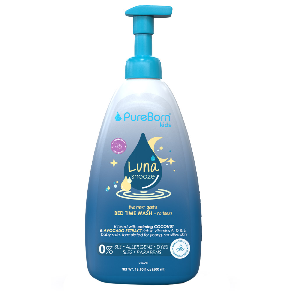 PureBorn Baby Night Wash 500ml