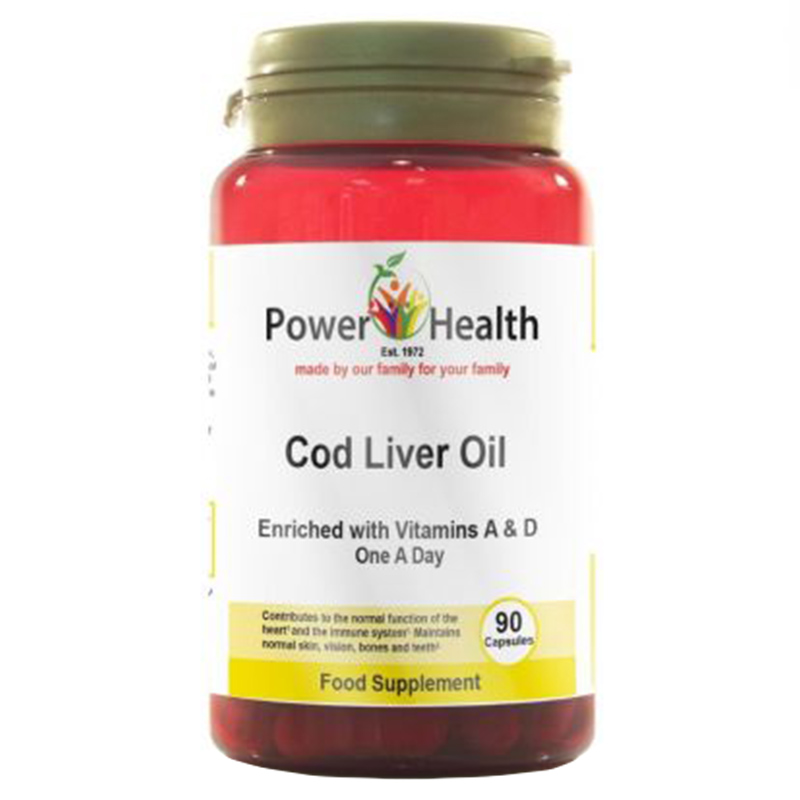 Power Health Cod Liver Oil Vitamin A & D 90's Buy at Best Price