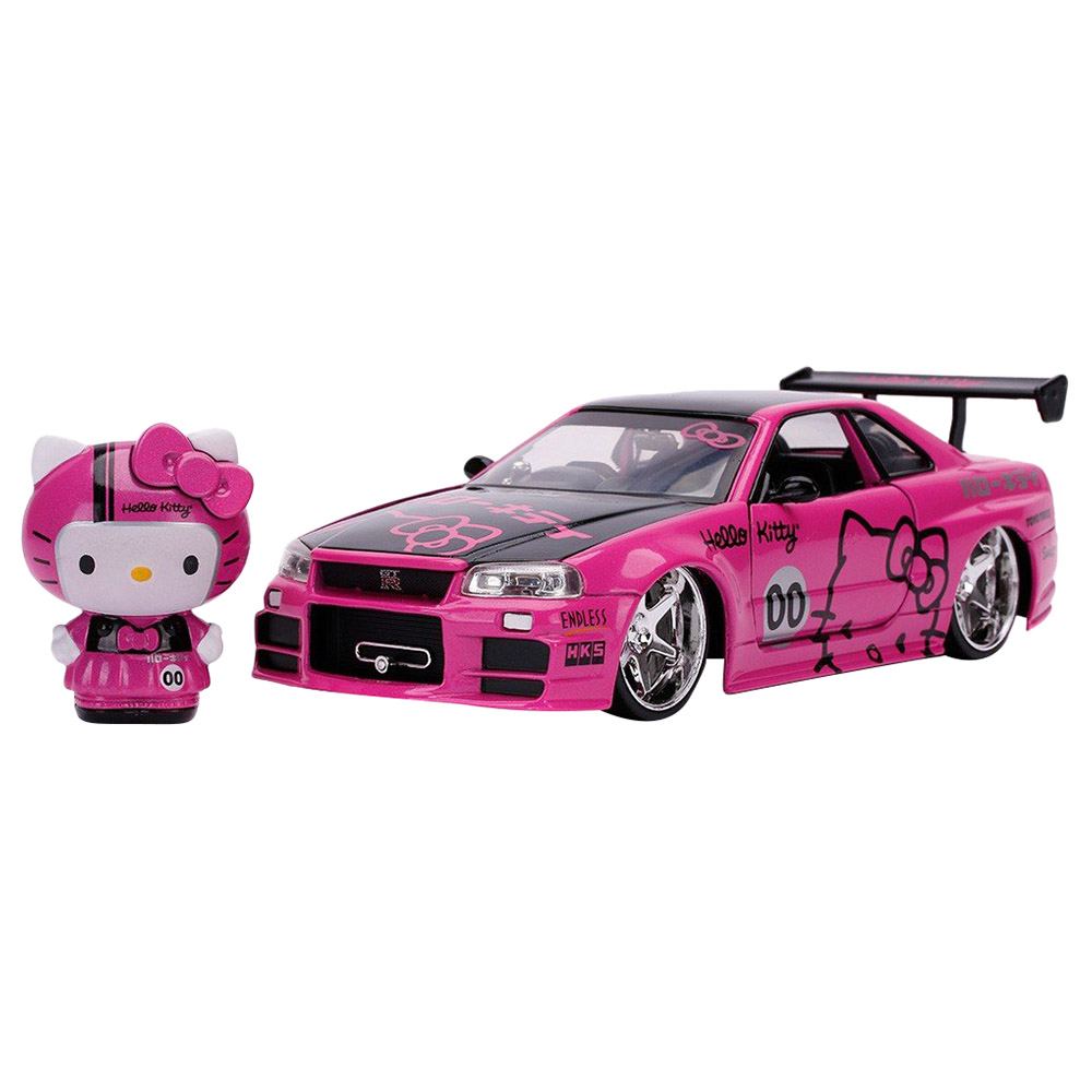 Jouet Personnage Licencié Dickie - Hello Kitty - Scooter Macaron Melody - Véhicules Métal Figurines Amovibles - 253242003 Jouet Hello Kitty Voiture Métal Figurine Amovible