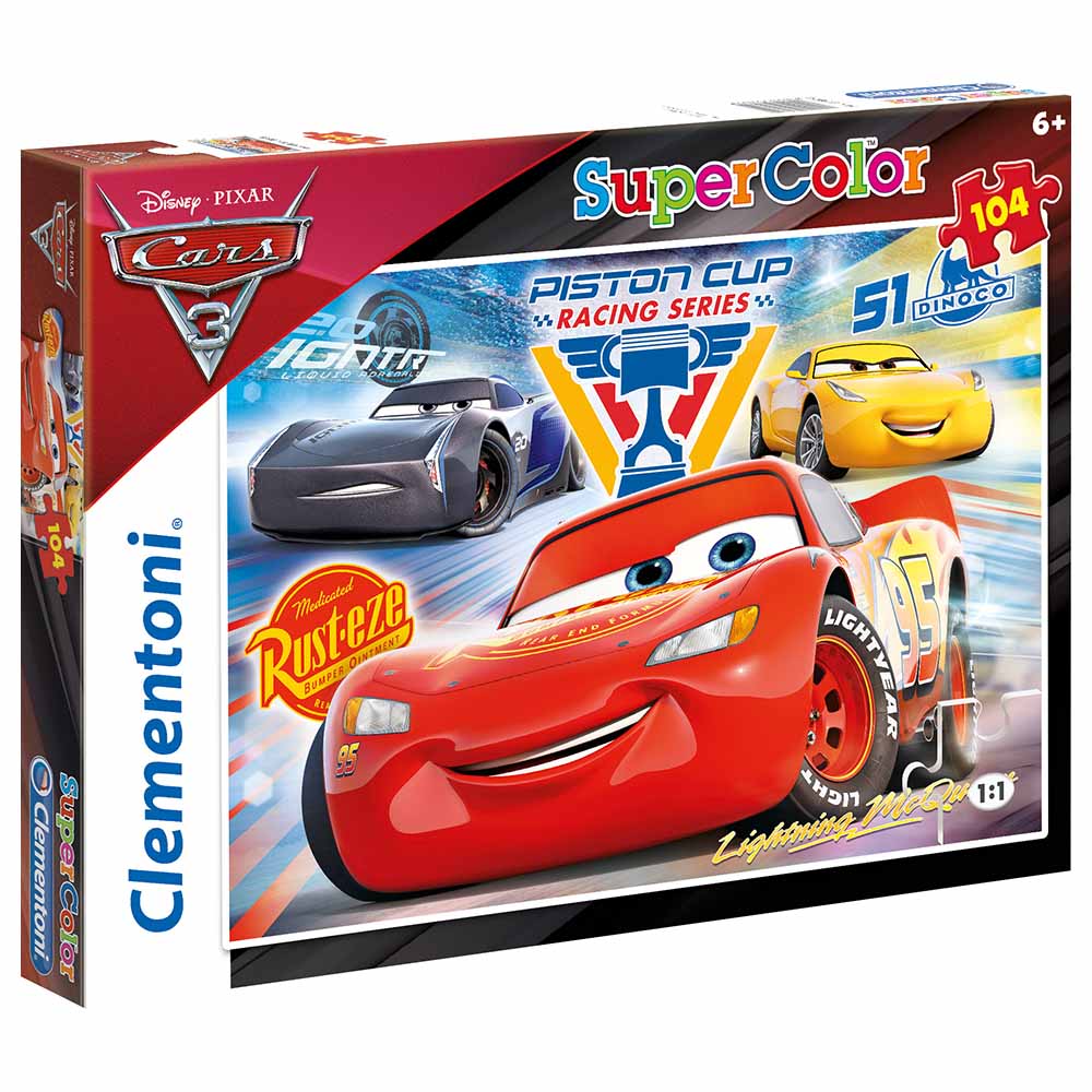 Buy Clementoni - Super Color Puzzle Disney Cars 3 104 Pcs in UAE ...
