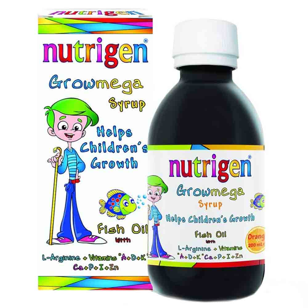 Buy Nutrigen - Growmega Fish Oil Syrup 150ml in UAE | Mumzworld
