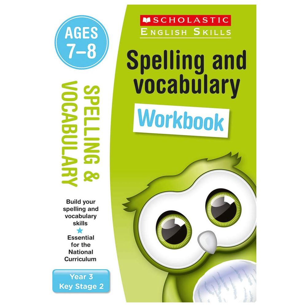 Buy Spelling And Vocabulary Year 3 Workbook in UAE | Mumzworld
