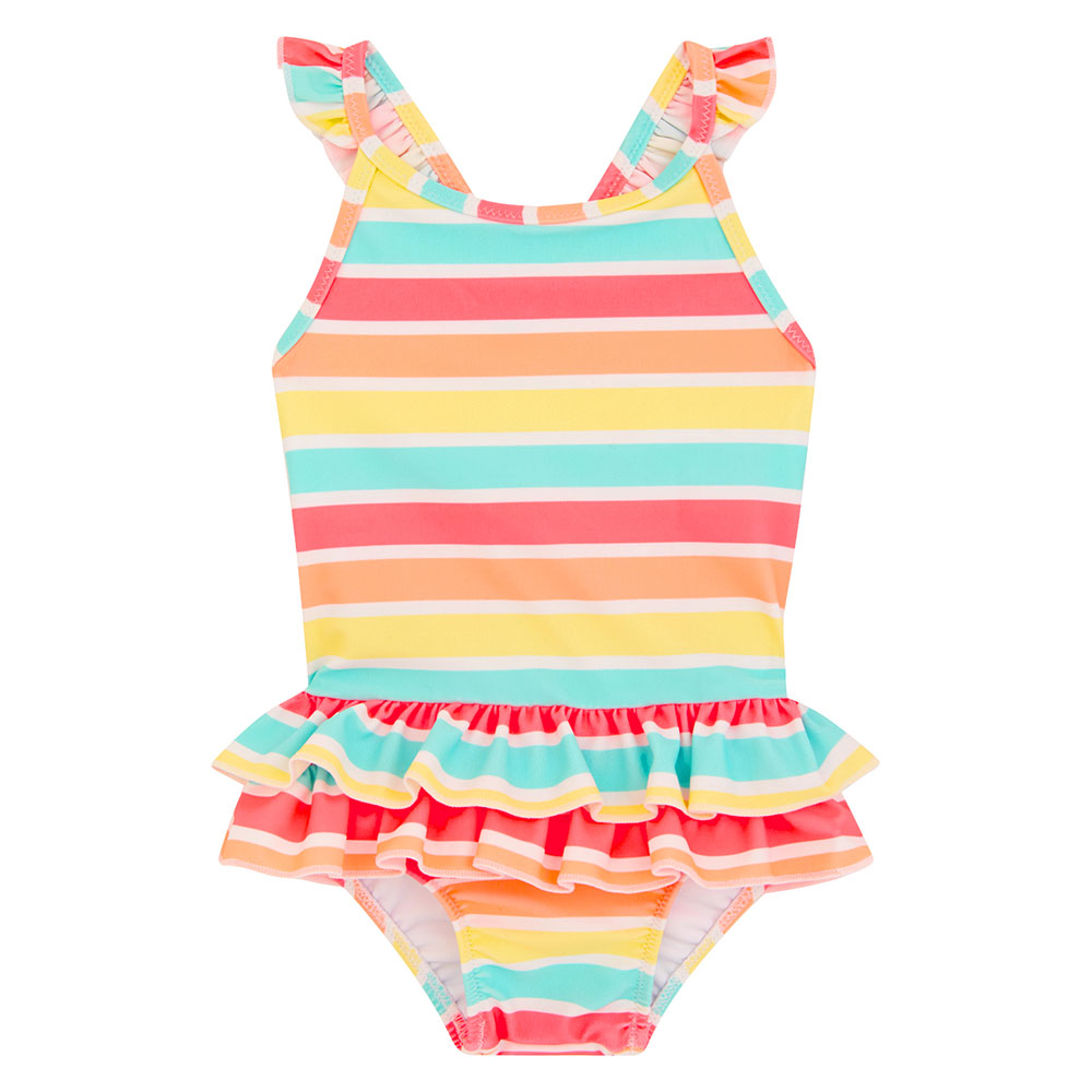 Sunuva Baby Girl Frill Swimsuit Stripes Buy at Best Price from
