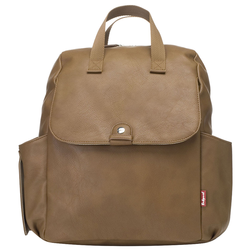 Babymel Robyn Convertible Diaper Bag Vegan Leather Tan