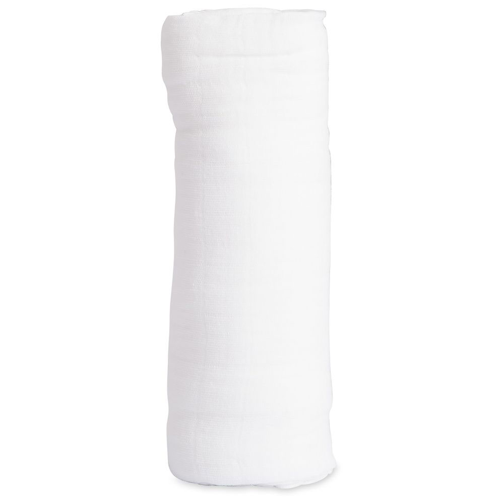 Little Unicorn - Cotton Muslin Swaddle Single - White
