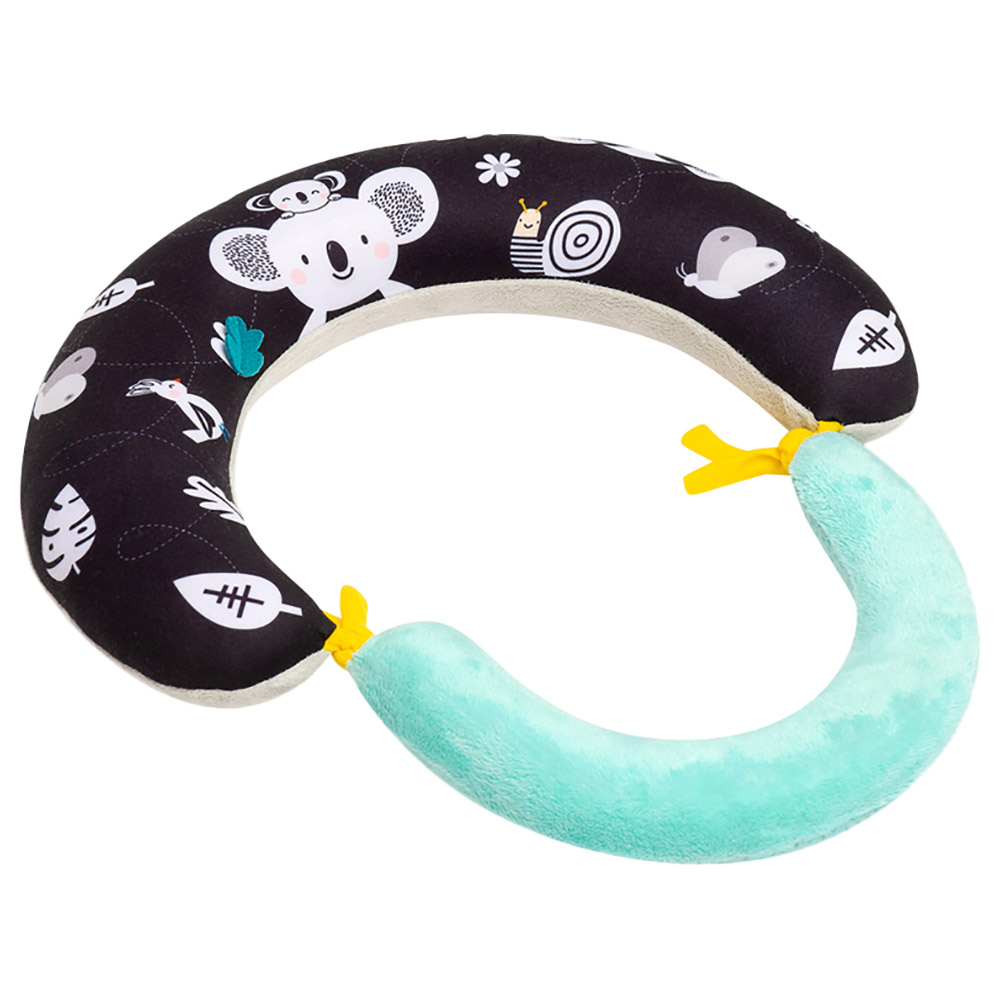 Juguete De Desarrollo Sensorial Y Motor Coussin Bébé Taf Toys 2 In 1 Tummy Time Developmental Pillow. Multi-use Super Soft Comfy Newborn Baby Nursery Support Pillow. Helps Strengthen Baby's Core & Neck