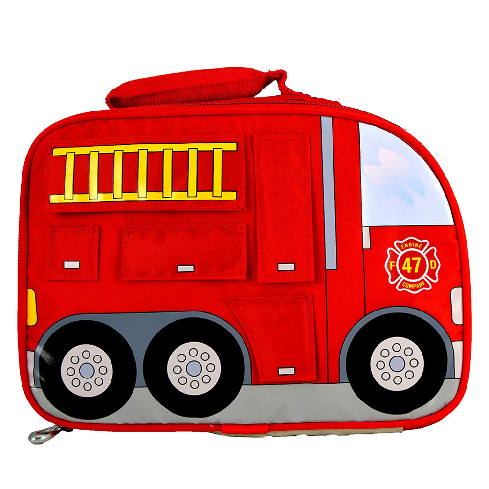 Firetruck Lunchbox and Thermos Bottle