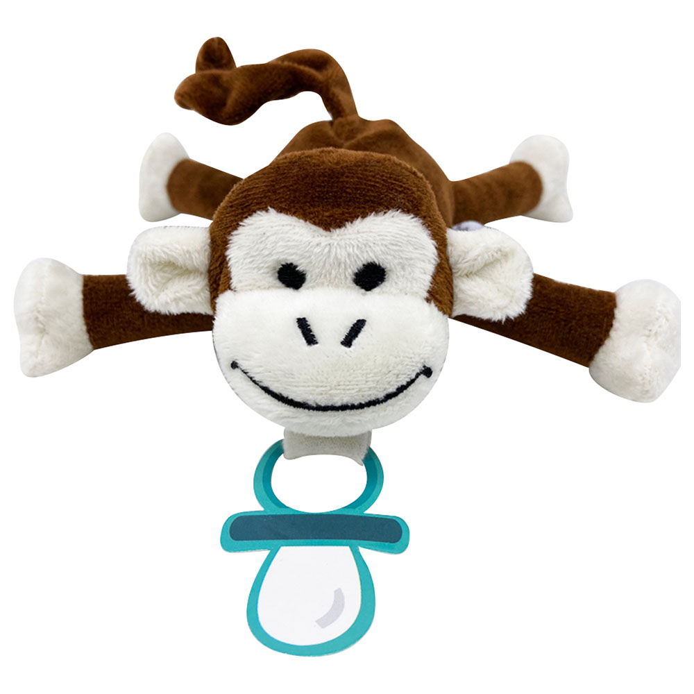 Pacifier Holder Plush Toy Cheeky Monkey