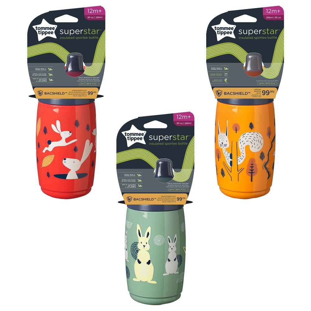 Sportee Ink Buy Tommee Tippee - Superstar Insulated Sportee Bottle - Pack of 3 ...