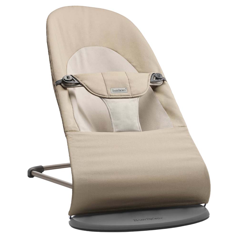 BabyBjorn Soft Cotton Balance Bouncer Beige/Khaki