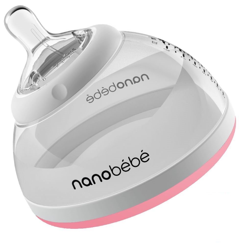 Buy Nanobebe Transition Bottle 240ml Pink Online Mumzworld