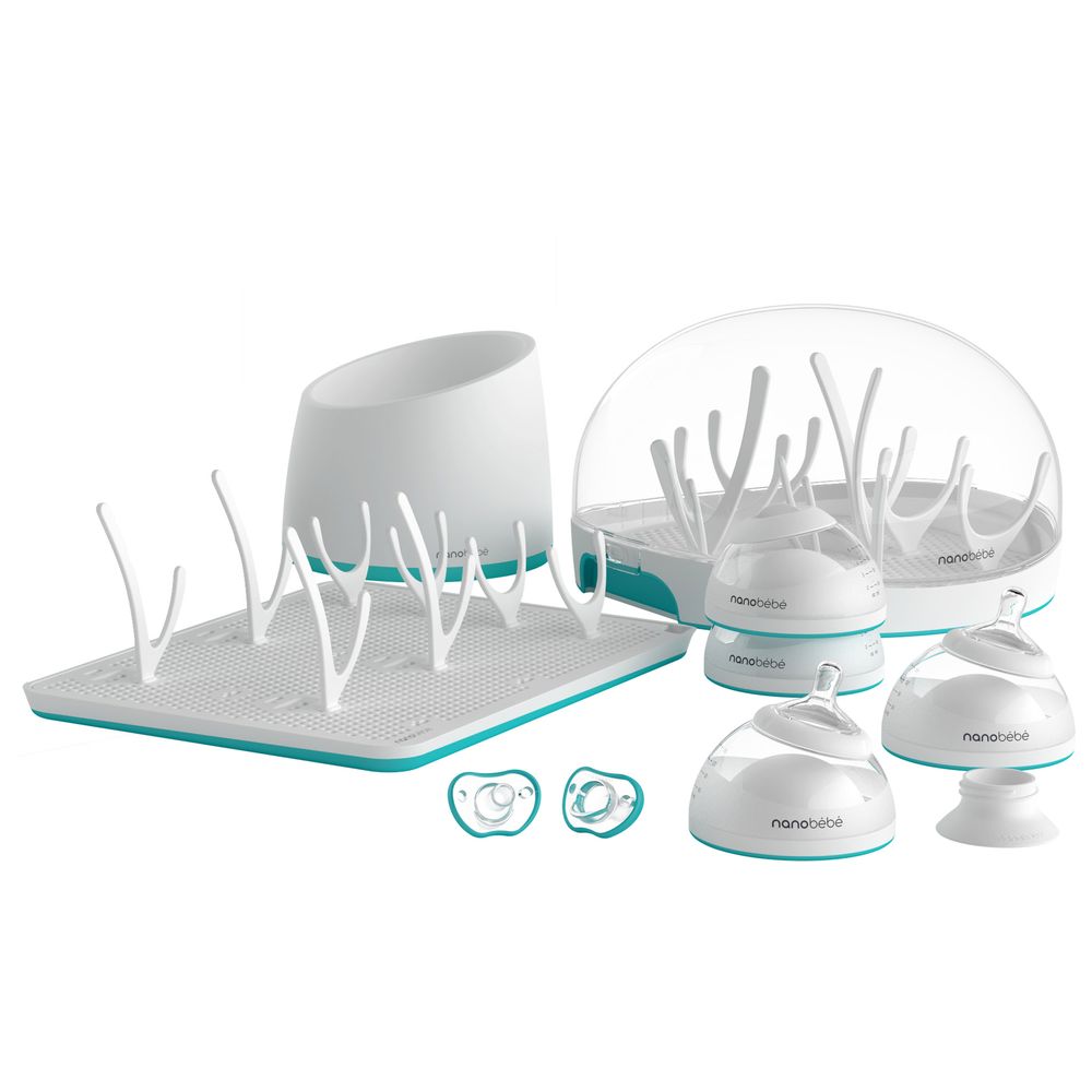 Buy Nanobebe Newborn Feeding Reinvented Gift Set Teal in UAE - Main Image