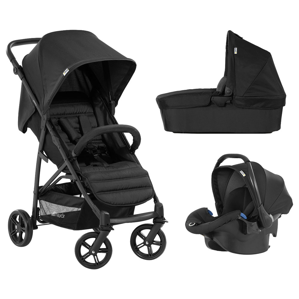 Hauck Rapid 4 Trioset Travel Stroller System Black