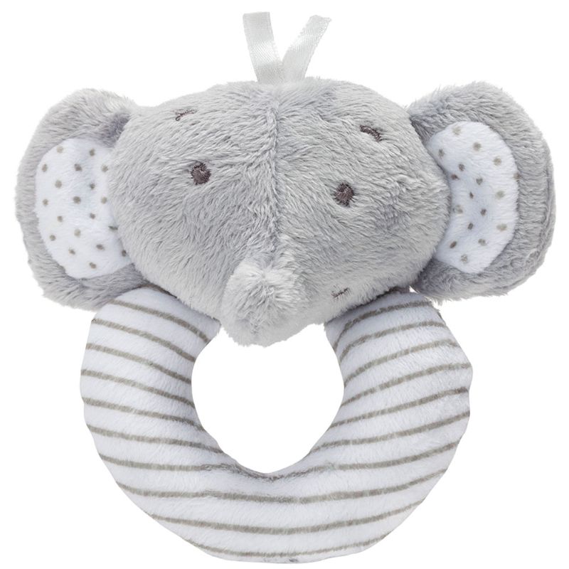 Playgro Rattle Elephant Grey/White Buy at Best Price from Mumzworld