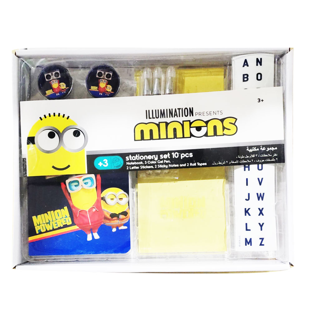Universal Studios - Minions Stationery Set 10pc-Set | Buy at Best Price from Mumzworld