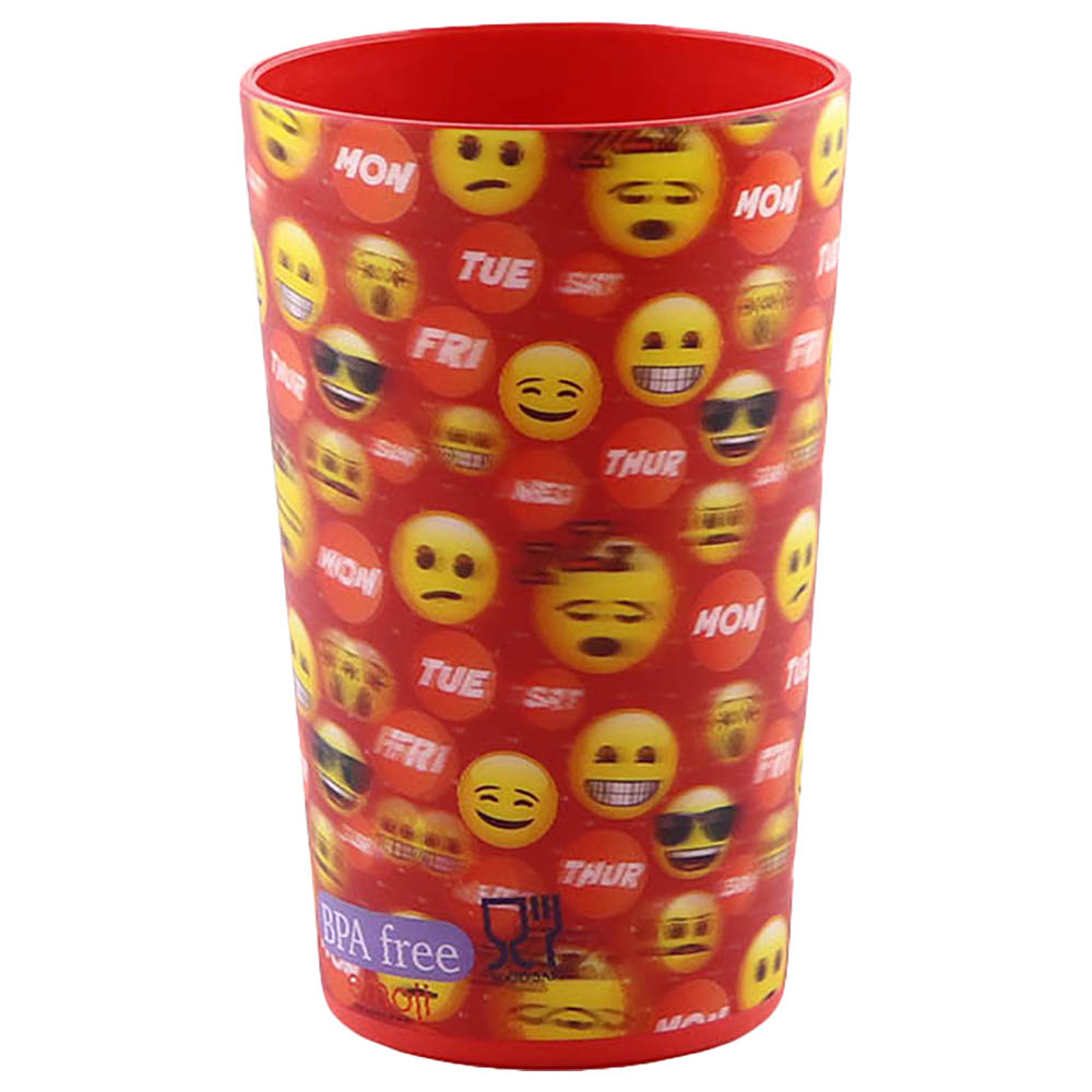 Emoji 3D Lenticular Drink Cups/Tumbler 300ml Red Buy at Best