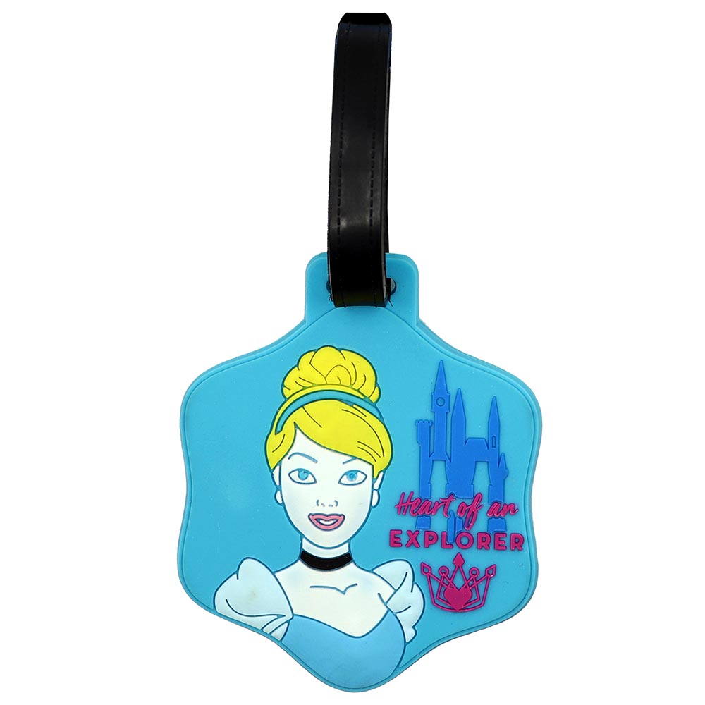 Disney Princess Luggage Suitcase Backpack Tag Blue Buy at Best
