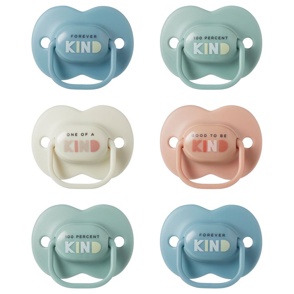 Tommee Tippee Anytime Pacifiers 618m Pack of 6