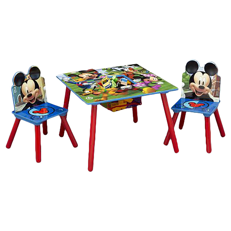 Mickey mouse erasable activity table and chairs best sale playset