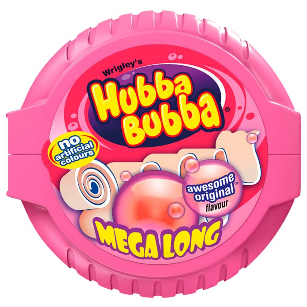 Buy Hubba Bubba - Fruit Mega Long Bubble Gum 56g in UAE | Mumzworld
