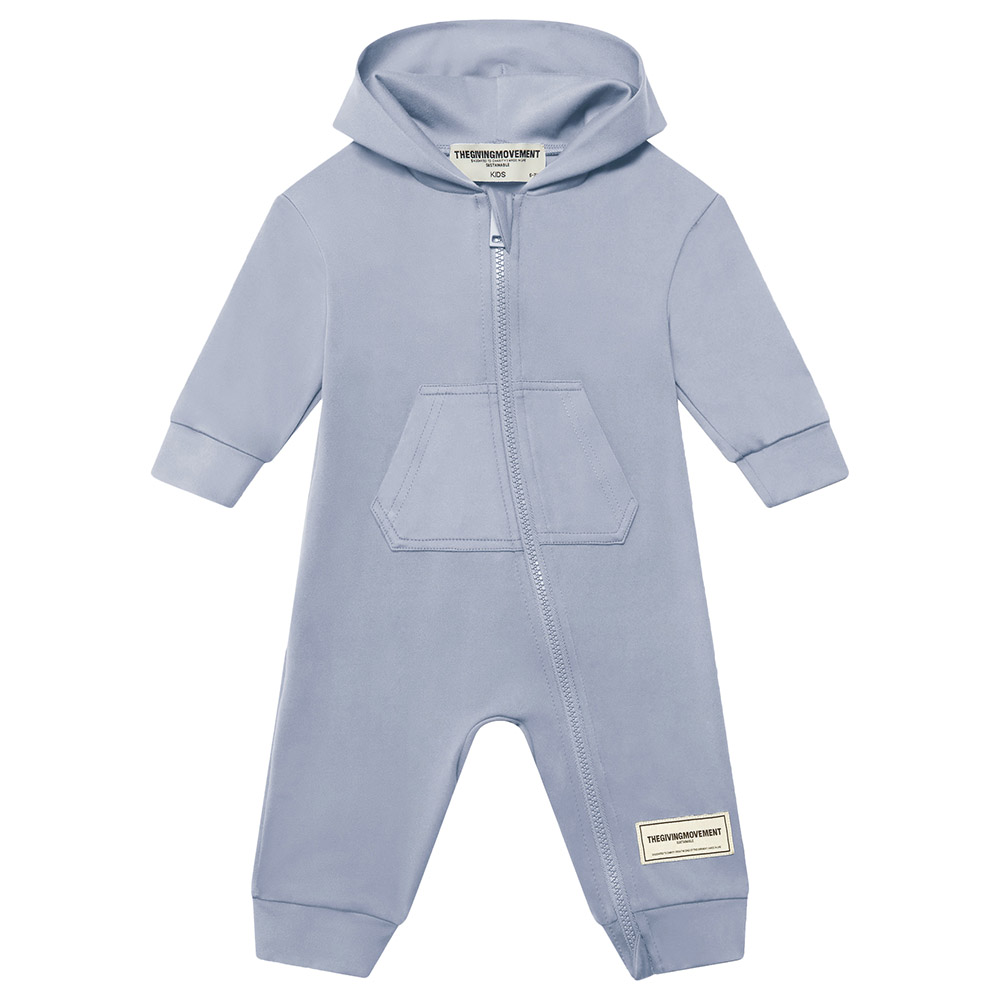 The Giving Movement - Baby Recycled Jumpsuit - Powder Blue
