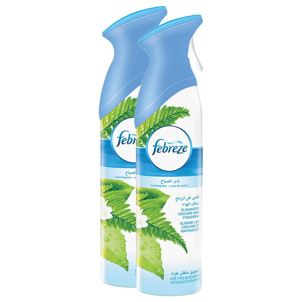 Febreze Air Freshener Morning Dew Spray 300ml Pack of 2 Buy at Best