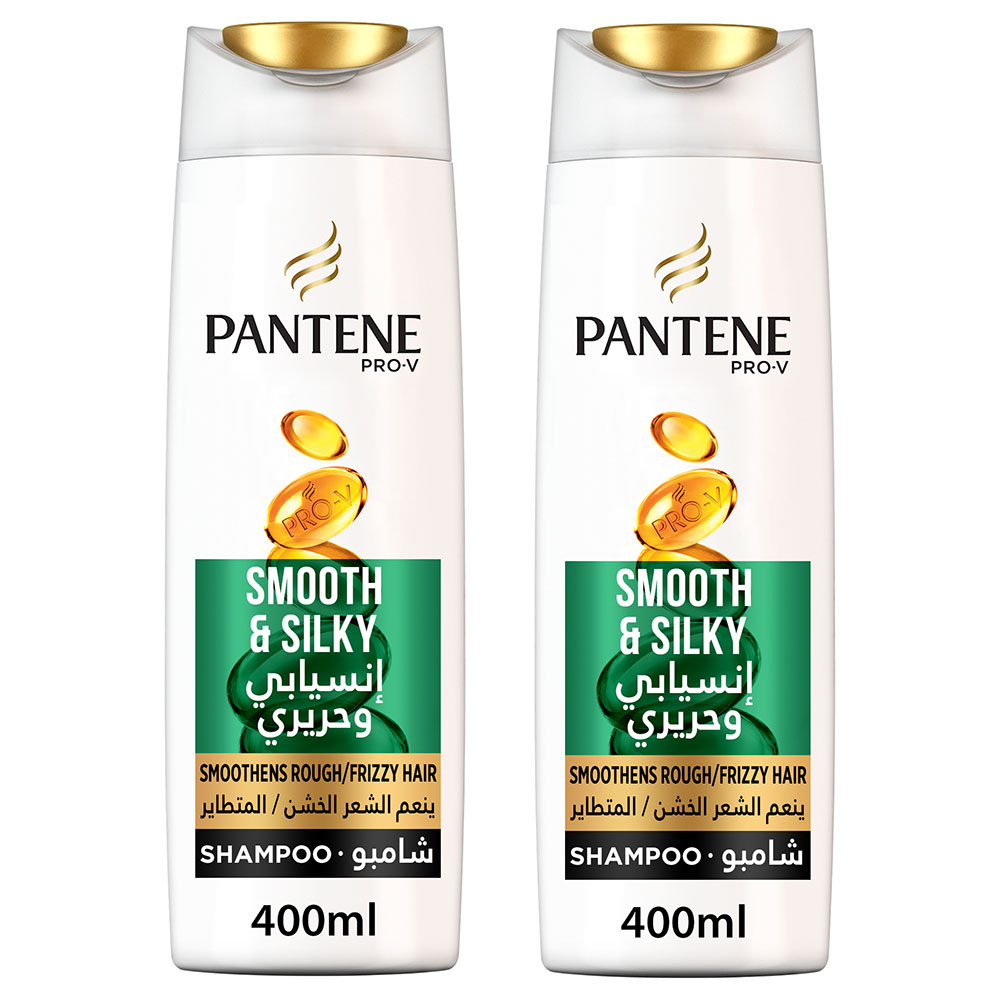 Pantene ProV Smooth & Silky Shampoo Dual Pack 400ml Buy at Best