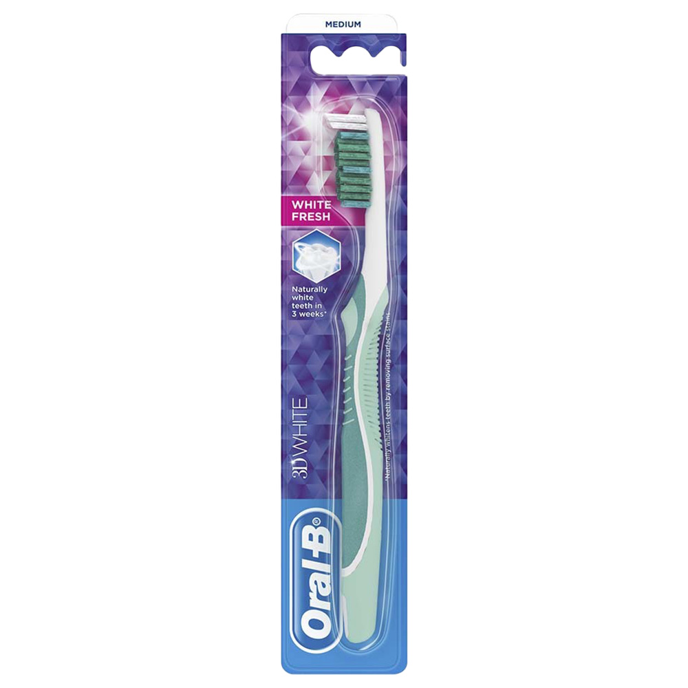 Buy Oral-B 3D White Fresh 40 Medium Toothbrush Assorted in