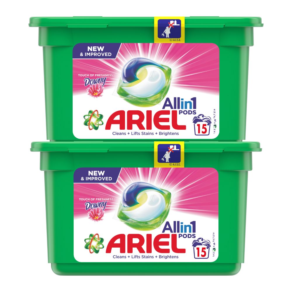Ariel Allin1 Pods + Lenor's Touch-Fresh Laundry Detergent Capsules