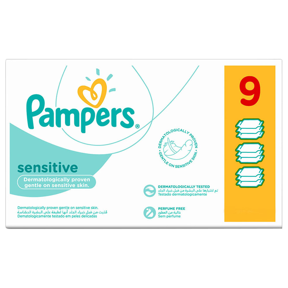 Pampers - Sensitive Baby Wipes - 504 Count
