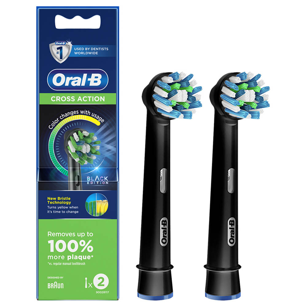 Oral-B CrossAction Replacement Brush Heads 2-Pack