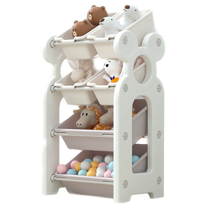 Buy Lovely Baby - Storage Rack With 6 Boxes - White in UAE | Mumzworld