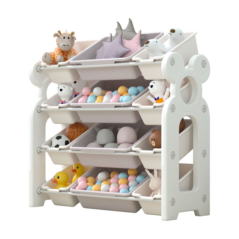 Buy Lovely Baby - Storage Rack With 12 Boxes - White in UAE | Mumzworld