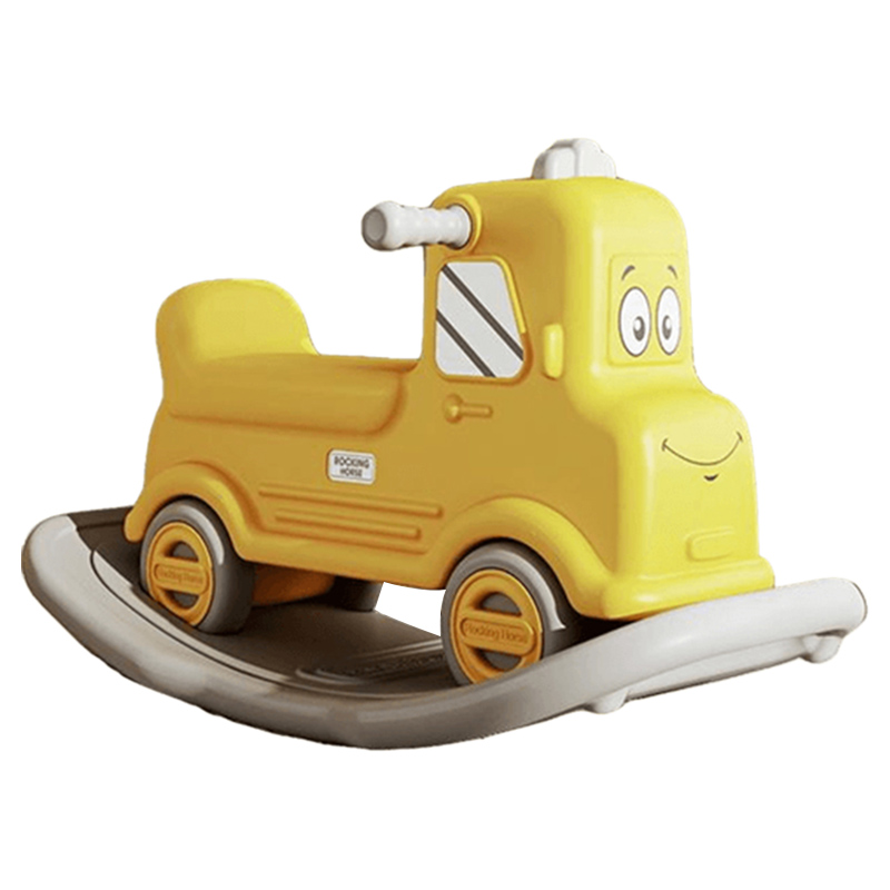 Lovely Baby 2In1 Rocking Truck & Ride On Yellow