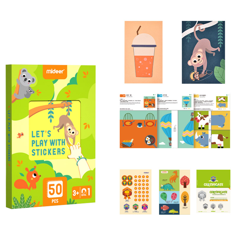 Sticker Level 1 Buy Mideer - Let's Play With Stickers - Level 1 in UAE | Mumzworld