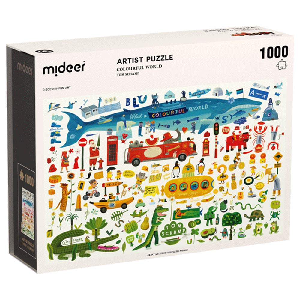 Mideer - Colorful World Jigsaw Puzzle - 1000 pcs