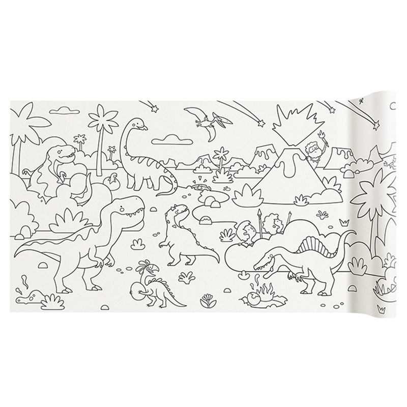 10 Giant Animal Coloring Rolls: Unleash Your Inner Artist with Colossal Canvases