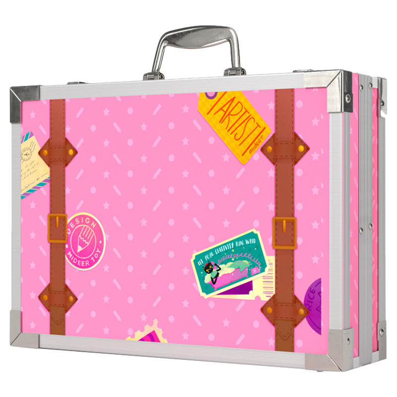 Mideer - Little Artist Suitcase Art Set - Pink