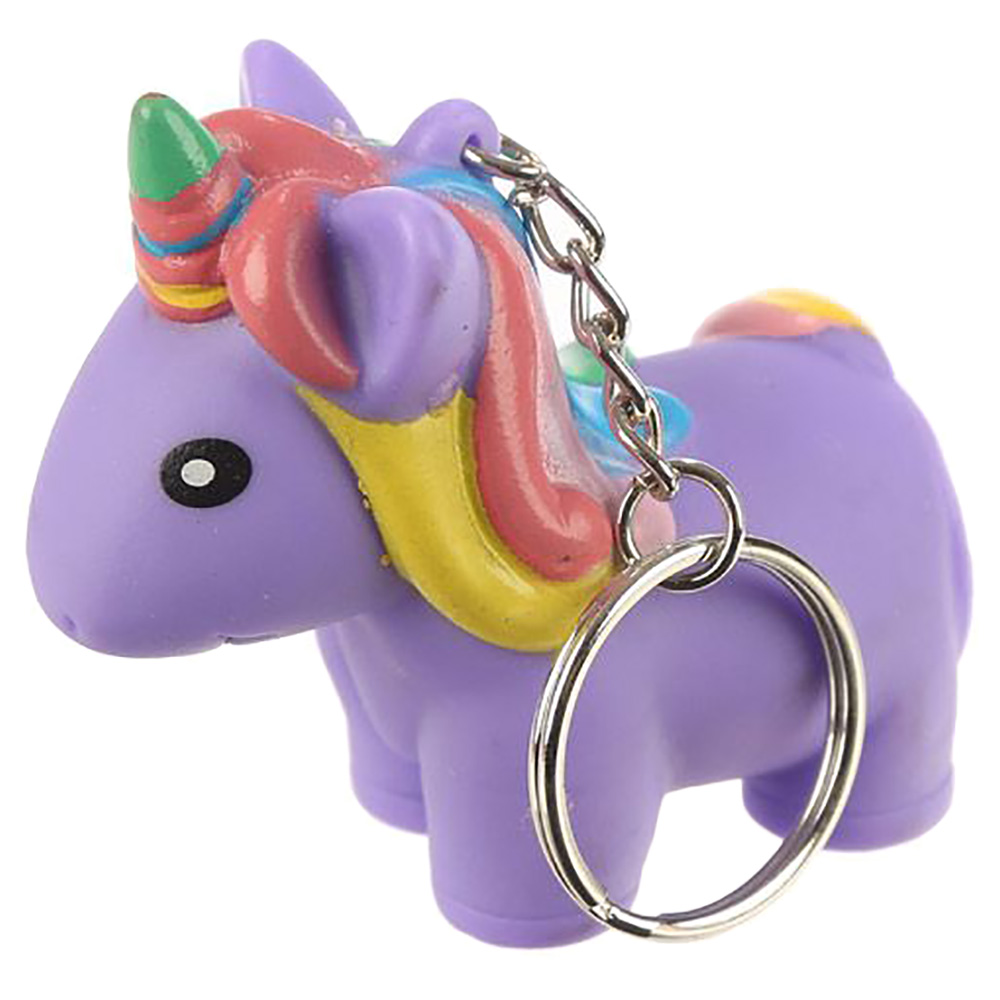 Puckator Squeezy Pooping Unicorn Keyring Key Chain Purple Buy at Best Price from Mumzworld