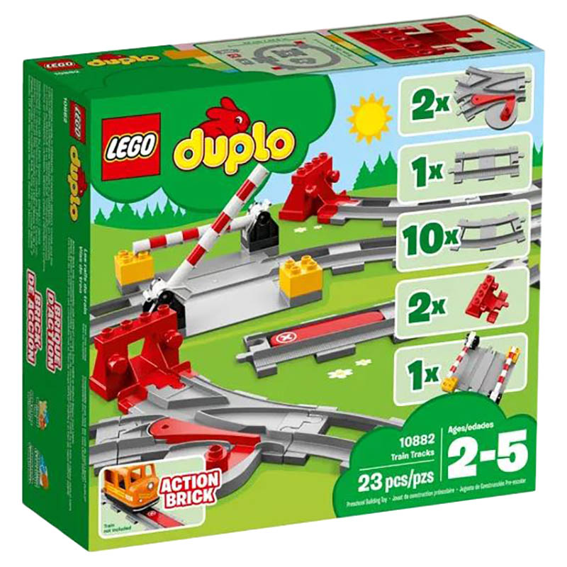 Duplo action brick train store