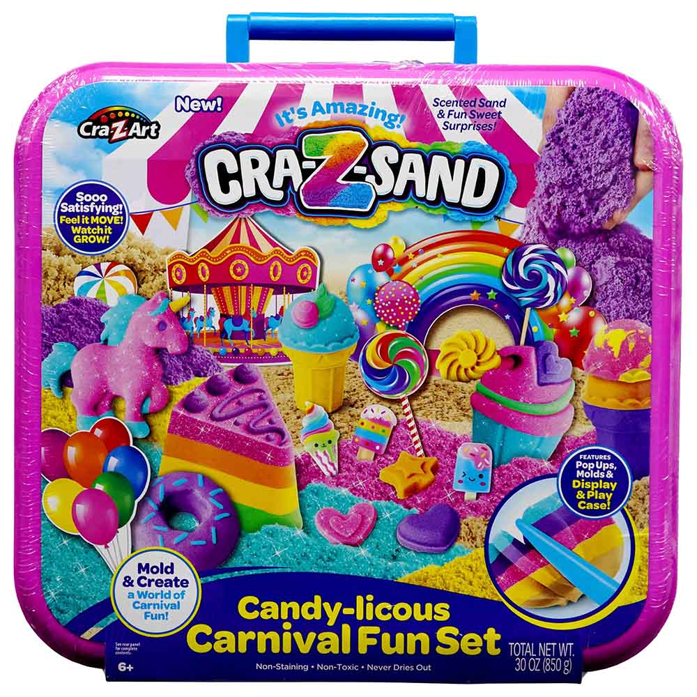 CraZArt CraZSand Candylicious Carnival Fun Modeling Sand