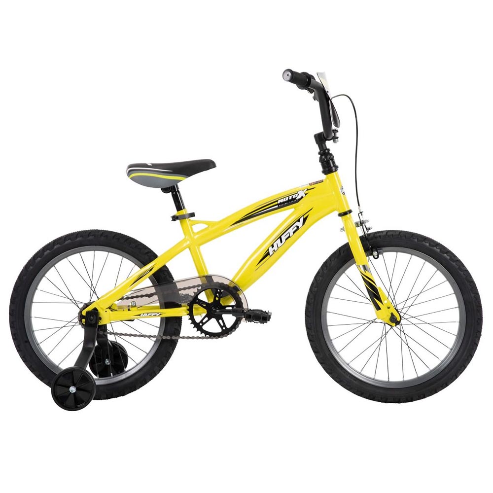 Huffy Moto X B Bike 18 inch Yellow