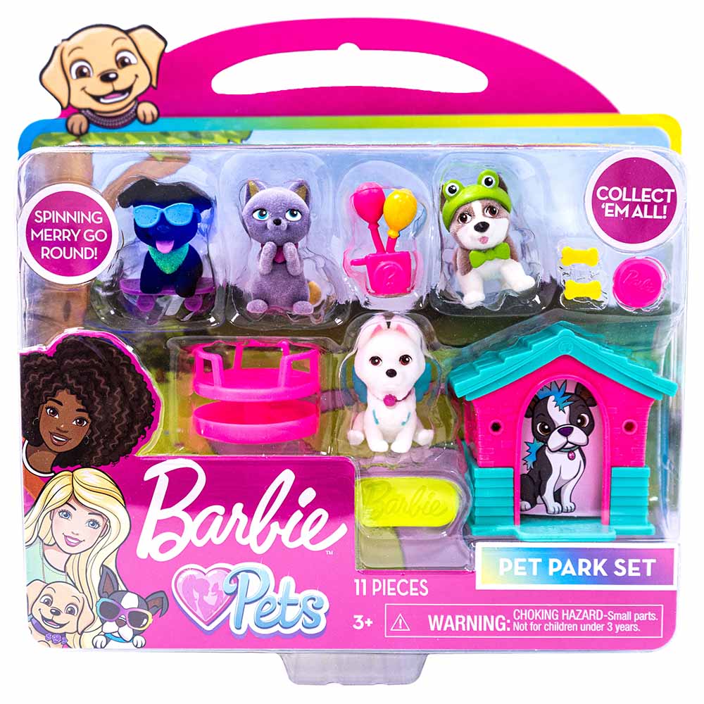 Barbie dog best sale park playset