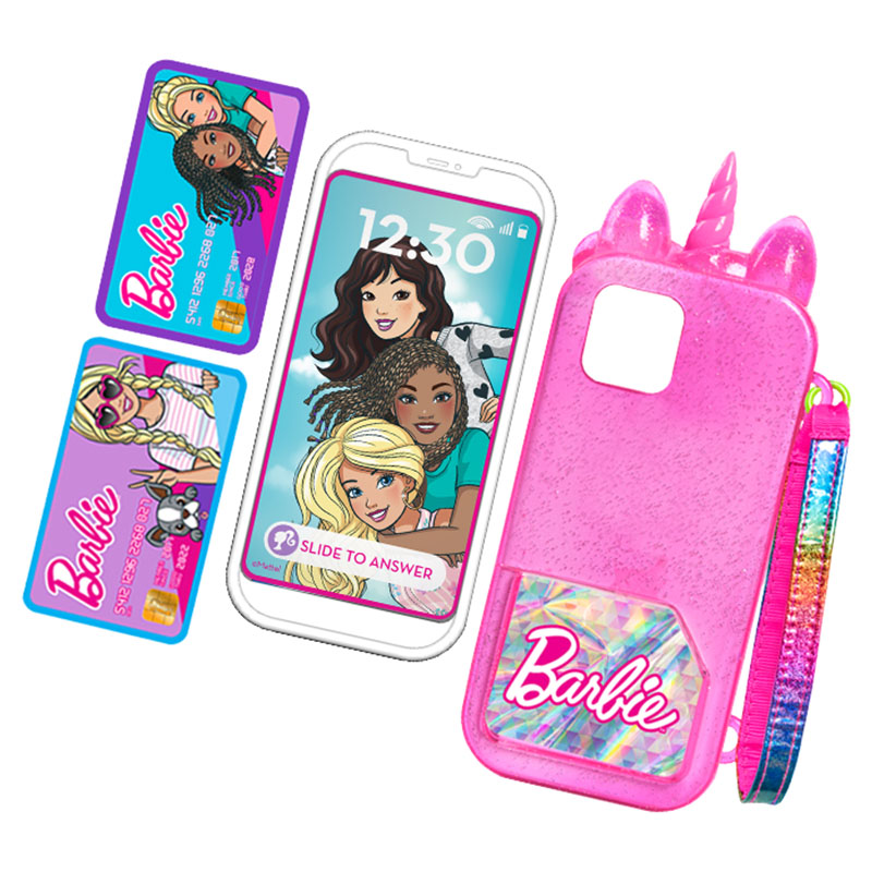 Barbie with on sale phone