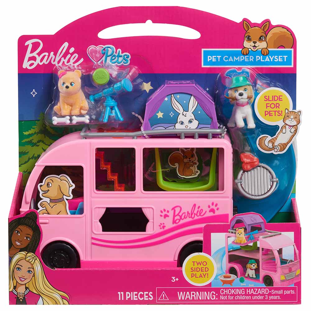 Barbie best sale playset camper