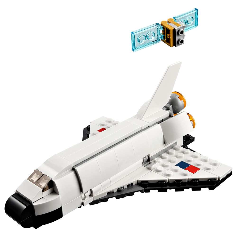 Lego top white spaceship