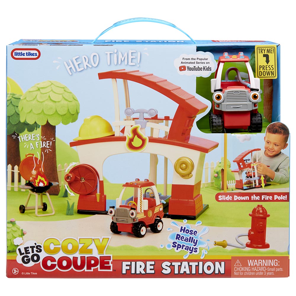 Little Tikes - Let's Go Cozy Coupe Fire Station