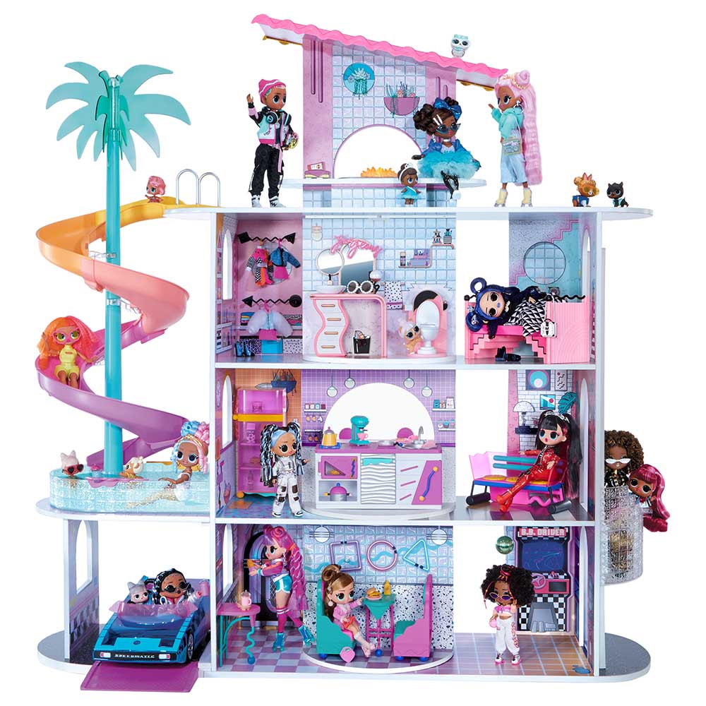 L.O.L. Surprise OMG New Real Wood Doll House Buy at Best Price from Mumzworld